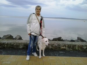 Niki+Lili a Balatonnál1