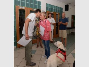 Puszi oklevél átadás után